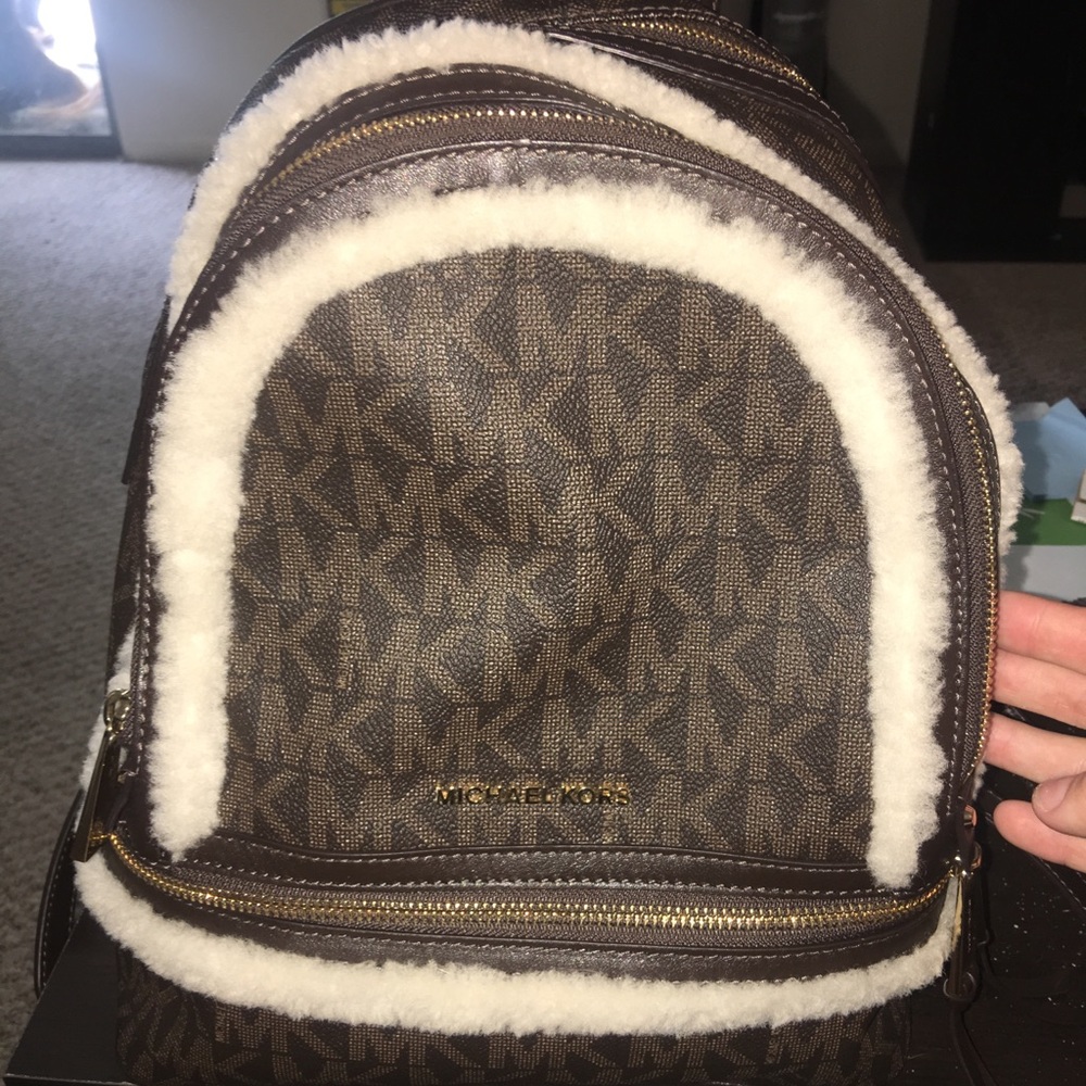 Michael Kors Fur Backpack